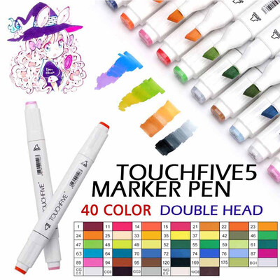 

TOUCHFIVE Marker Alcoholic Oily Based Ink Art Marker Set for Manga Dual Headed Art Sketch Markers
