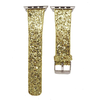 

Bling Christmas Shiny Glitter PU Leather Band for Apple Watch Series 4 3 2 1 Strap Belt for iWatch 38mm 42mm Watchbands