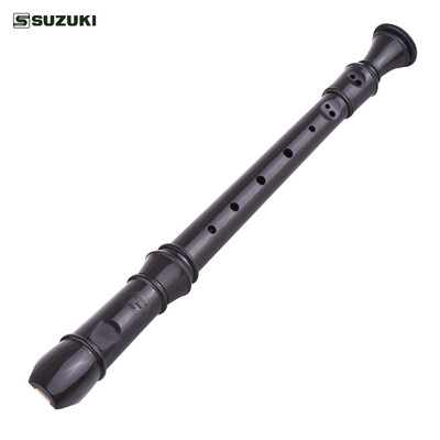 

Suzuki SRG-405 Detachable Soprano Recorder German-style 8 Holes Key of G with Bag Clearing Rod Musical Wind Instrument Brown