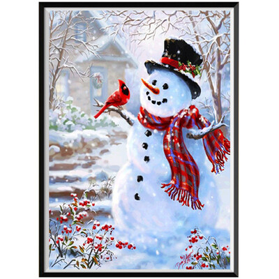 

Needlework DIY 5D Embroidery Christmas Santa Claus Full Rhinestone Cross Stitch Diamond Painting Kit