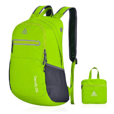 

25L Lightweight Outdoor Backpack Camping Hiking Outing Cycling Folding Bag Pack Water Resistant Daypack Shoulder Bag