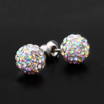 

Fancy Small Crystal Stud Earrings Stainless Steel Girl Earrings with Stones earings fashion jewelry pendientes