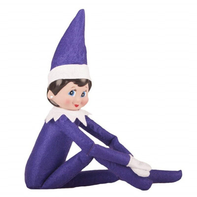

Christmas Present Elf Doll Plush Toy Multi Colors Christmas Gift for Kids Soft Elf Stuffed Dolls with Plastic Head&Cotton Bod
