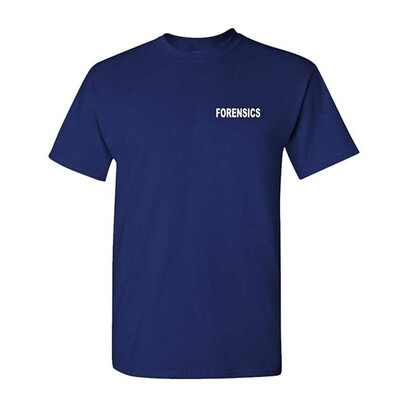 

Forensics - Novelty Duty Investigator Crime - Mens Cotton T-Shirt