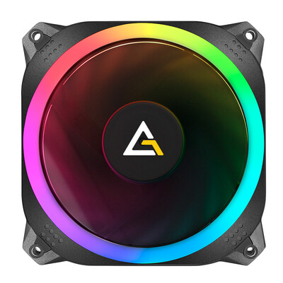 

Antec Antec light edge 140 A RGB Symphony computer mainframe CPU fan 14cm intelligent temperature control double ring design motherboard synchronization air-cooled water-cooled graphics card radiator