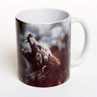 

Personalised Wolf Coffee Milk Mug Custom Cup Gift Any Image Photo Text Design