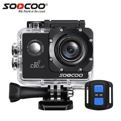 

SOOCOO C30R 4K Sports Camera Wifi Gyro NTK96660 30M Waterproof Adjustable Viewing angles Action Camera