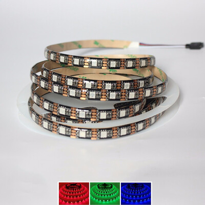 

1PCS 5M 164FT Flexible RGB LED Strip Light 300SMD 5050 Waterproof DC5V Black PCB