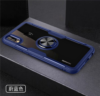 

Back Cover For Huawei P20 Lite Case Car Holder Stand PC TPU Ring Suction Scratchproof Bracket Made in Germany