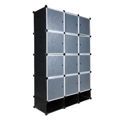 

12 Cube Shoes Clothes Closet Modular Wardrobe