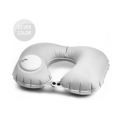 

Modone U-shaped Pillow Press to Inflate Automatically Car Headrest Portable Airplane Travel Neck Pillows