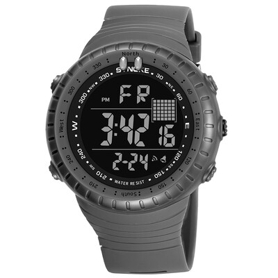 

SYNOKE Male Sport Watch Electronic LED Digital Wrist Watches Stopwatch Alarm Luminous Water Resistant For Men Cloc k