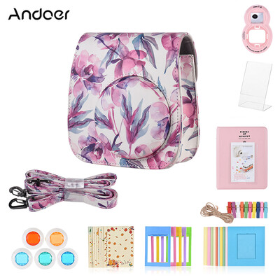

Andoer 8 in 1 Accessories Bundle for Fujifilm Instax Mini 9888s with Camera CaseSelfie MirrorFilterAlbumPhoto FrameSticke