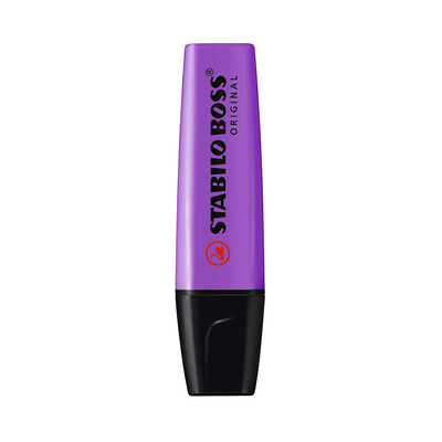 

STABILO Boss BOSS Highlighter Purple 7055 Candy Color Fluorescent Marking Student Color Focusing Hard to Dry