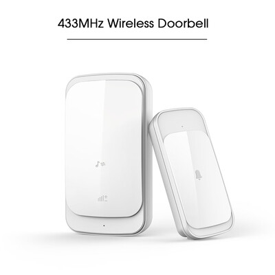 

Wireless Doorbell 58 Melodies 4 Levels Volume Adjustment 900 feet Operation Range Outdoor Waterproof Door Bell No Batteries Requi