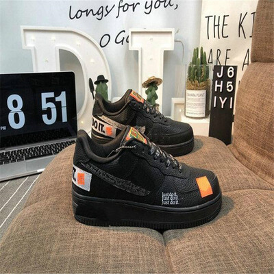 

018 Just Do it Mens Running Shoes 1 Low men Sneakers Men Trainers Sports Skateboard One Sports White Orange Air Designer Sn