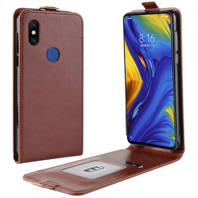 

WIERSS Flip Leather Case for Xiaomi Mi Mix 3 Mix3 6GB 8GB 10GB 128GB 256GB 512GB Retro Wallet Case Leather Cover Cases Fundas