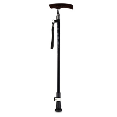 

95cm Walking Stick Aluminum Crutches Solid Wood outdoor climbing Folding trekking pole Telescopic climbing poles Collapsible Trave
