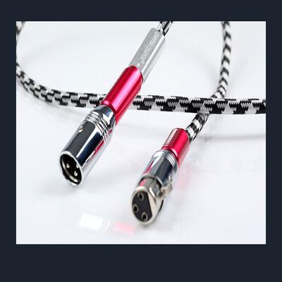 

Copper Colour CC SOPHIA OCC audiophile Audio XRL interconet cable pair XRL connector