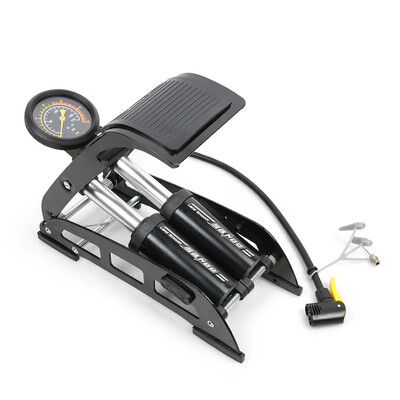 

SAHOO Aluminum Alloy Bicycle MTB Motorcycle Car Basketball Bike Foot Air Pump Portable High-Pressure Steel No-Slip Bike Inflatable