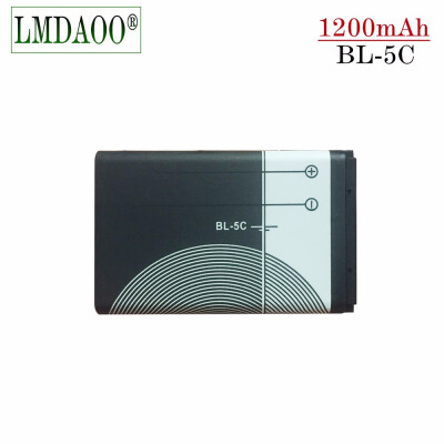 

37V 1200mAh Li-Po BL-5C Battery For Nokia 1100 1101 1110 1112 1208 1600 1680 6100 8208 E61i N97 3220 N90 N-Gage