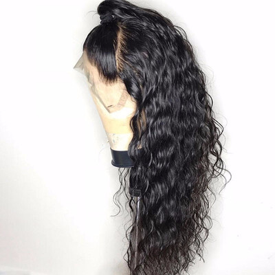 

Brazilian Hair Wet Wavy Glueless Lace Front Human Wigs Loose Wave Virgin Remy Hair Frontal Lace Wig With Baby Hair Pre-Plucked