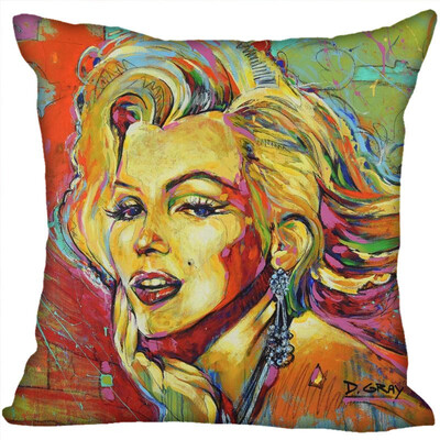 

Marilyn Monroe Hot Sale Pillow Case High Quality New Years Pillowcase Decorative Pillow Cover For Wedding Decorative Christmas