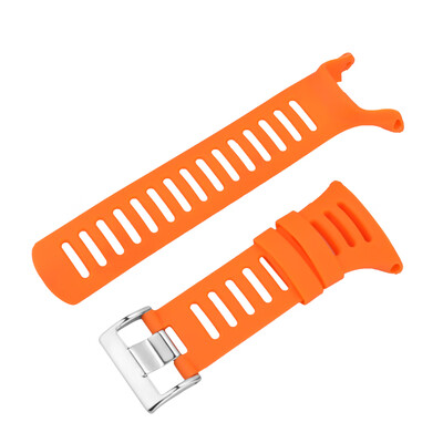 

Outdoor Waterproof Rubber Watch Band Mens Watch-strap Steel Buckle with Screwdriver for Suunto Ambit 123