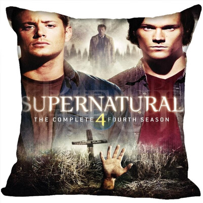 

Supernatural Pillow Cover Bedroom Home Office Decorative Pillowcase Square Zipper Pillow Cases Satin Fabric No Fade