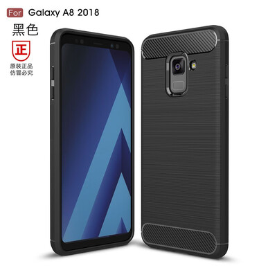

BONGEM Samsung Galaxy A8 Case with Flexible&Durable Shock Absorption with Carbon Fiber Design