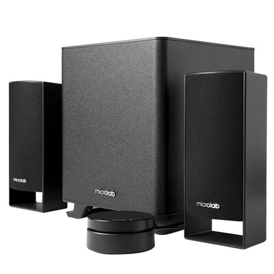 

Maibo Microlab M500BT 21 multimedia active speaker remote control Bluetooth speaker audio subwoofer computer audio black