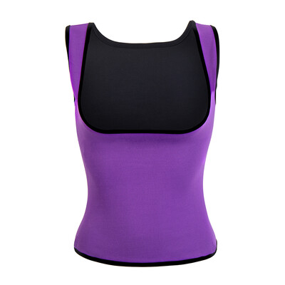 

SLIMBELLE Women Neoprene Sauna Sweat Waist Trainer Vest with Zipper for Weight Loss Gym Workout Body Shaper Tank Top Shirt