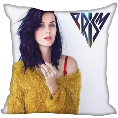 

Katy Perry Pillow Cover Bedroom Home Office Decorative Pillowcase Square Zipper Pillow Cases Satin Fabric No Fade
