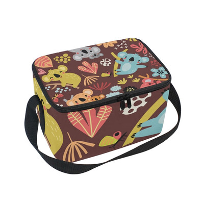 

ALAZA Lunch Box Insulated Koala Pattern Lunch Bag Large Cooler Tote Bag for Men Women