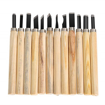 

12PCS Woodcut Knife Scorper Wood Carving Tool