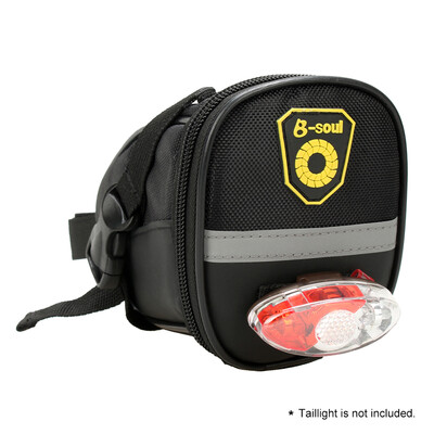 

Cycling Saddle Bag MTB Bike Bicycle Seat Bag Repair Tools Pouch Pack with Reflective Strip