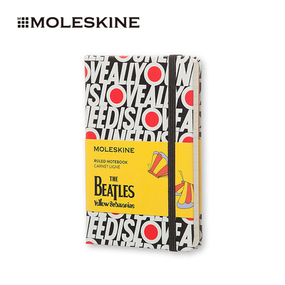 

MOLESKINE Beatles Notepad Business Office Stationery Notepad Movie Music Hard Face Pocket Hand Account 1541