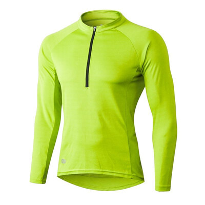 

INBIKE Mens Long Sleeve Shirt Cycling Jersey Bike Base Layers Bicycle Highly Breathable Cool Mesh Running Fitness Sport Clothes
