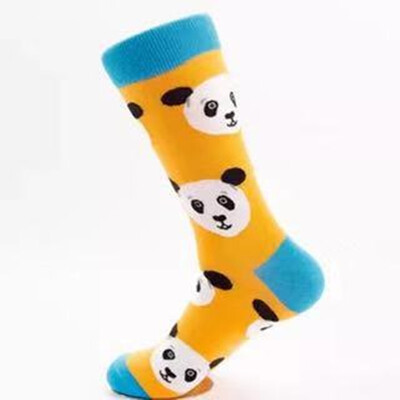 

Aa-shop 1 Pair Men Cute Panda Students Females China Style Animal For Four Seasons Cotton Skateboarding Socks