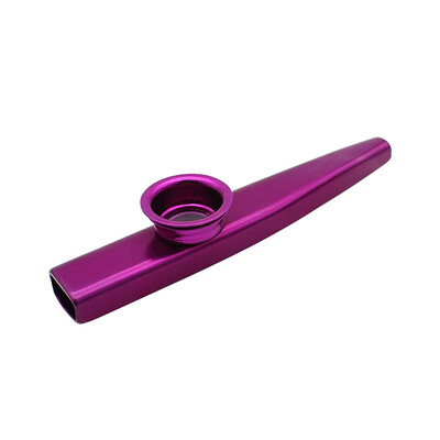 

Kazoo Aluminum Alloy Metal with 5pcs Flute Diaphragm Gift for Kids Music Lovers