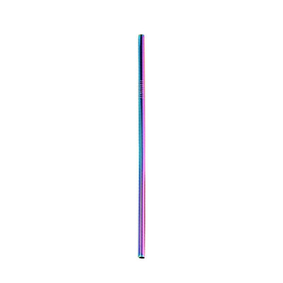 

Reusable Drinking Straw 304 Stainless Steel Metal Straw Straight Bent Colorful 1Pcs