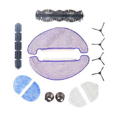 

For X5S Spare part for Robot Vacuum CleanerMain BrushRubber BrushRubber RingSide BrushHEPA Primary filterFront wheel
