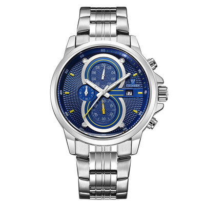 

Cadisen 9054 Fashion Men Big Dial Multifunctional Quartz Watch
