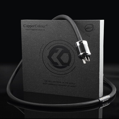 

Copper Colour CC BETA power cable USEURO Schuko Plug OCC audiophile Teflon
