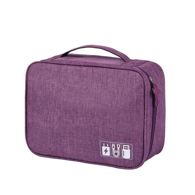 

Electronics Accessories Organizer Travel Storage Hand Bag Cable USB Drive Case