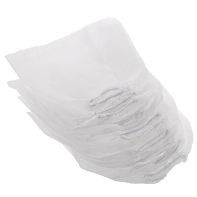 

10Pcs White Non-woven Replacement Bags For Nail Art Dust Suction Collector High Quality Nails Arts Salon Tools