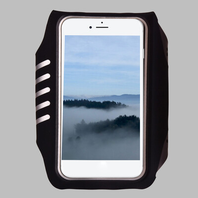 

Outdoor Sports Running Arm Bag Polyester Touch Screen Fingerprint Unlocking Breathable Mobile Phone Arm Band