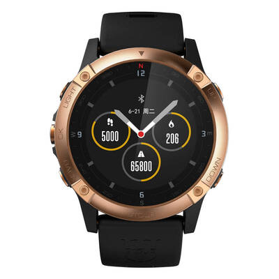 

Army extension JTOUR iron wrist 5X smart watch 90 days battery life waterproof 100 meters off-road sports positioning navigation outdoor multi-function intelligent heart rate monitoring coffee gold