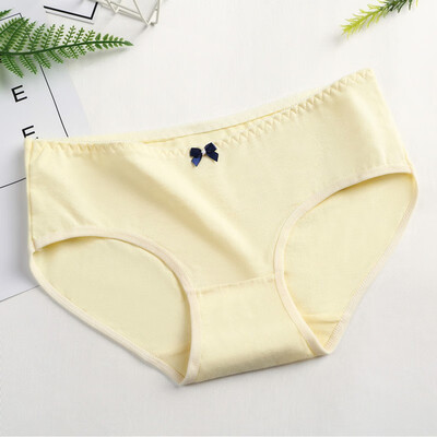 

Womens underwear cotton file in the waist triangle briefs womens large size cotton
