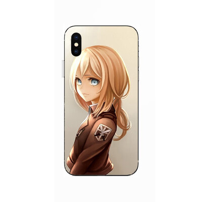 

Attack on Titan Japanese Anime Manga Cartoon Painting Case For Apple iPhone 6 6s 7 8 Plus X XR XS Max Soft TPU Printed Cover